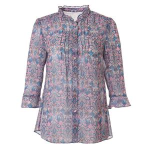 [리본]프릴카라 블라우스 RE6-GB430