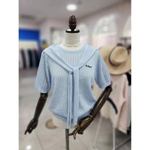 스테파니 세이브존08 자수 케이프 니트 A25SW5232