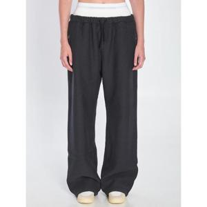 알렉산더 왕 스트레이트 팬츠 4CC1244349 BLACK