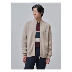 [빈폴멘]솔리드 풀집업 카디건 - 베이지 (BC485AC12A)