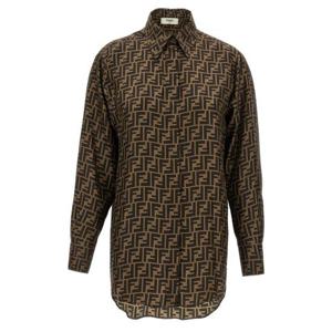 펜디 블라우스 FS8107A8G3F118W Brown