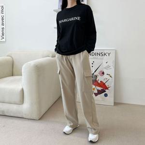 카고바지 마샤 여자 카고 덩크핏 팬츠 221049