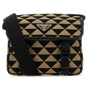 26 SS 프라다 Symbole 심볼 엠브로이더리 폴드오버 탑 메신저백 2VD034VXOP2FKL