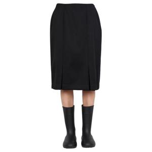 라프 시몬스 미디 스커트 221 W427A 300010099 BLACK