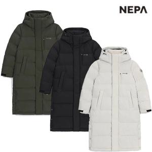 네파 남여공용 사이폰 에센셜 후드 롱 벤치파카 다운자켓 7LG2021