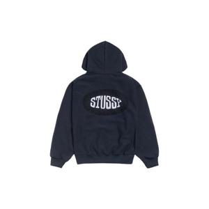 스투시 타일 오벌 후드 네이비 1925169