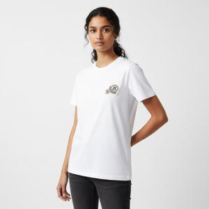 몽클레르  8% 몽클레어5F 8C00035 8390Y 001 더블 로고 패치 코튼 티셔츠 화이트