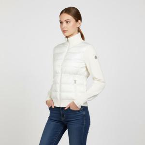 몽클레르  8% 몽클레어5F 9B00056 M1131 030 여성 패딩 믹스 집업 가디건 화이트