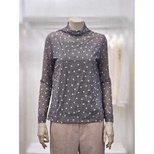 프렐린 세이브존02 시스루 하이넥 티셔츠 RTP261S20