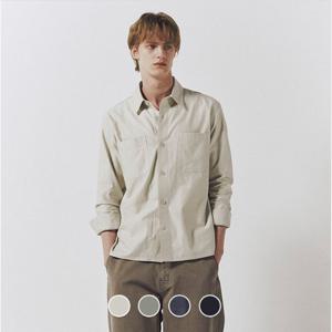 [지오다노]남성 간절기 코튼 트윌 아우터 셔츠 046506