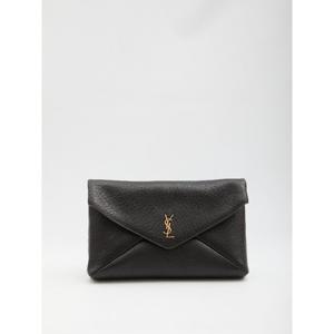 생로랑 카산드르 스냅 버튼 라지 엔벨로프 클러치 855802 AACYT