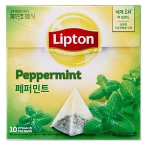 유니레버코리아 립톤 페퍼민트 허브티 0.8gX10T