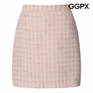 [GGPX] 백 밴딩 트위드 미니 스커트 (GQ3SK001B)