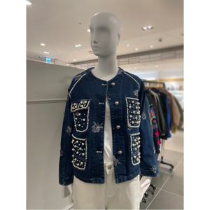 르니앤맥코이 진주장식 데님재킷 (MN04JK704HJY)