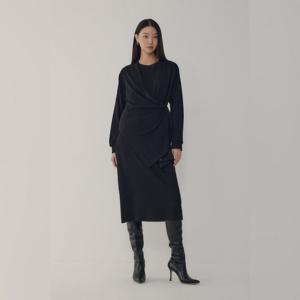 [보브]울 블렌드 타이 니트 드레스7116137101