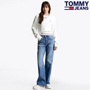 [타미힐피거데님] T32F6NEW18TWT1 여성 미아 루즈 핏 데님 팬츠 T32F6NEW18TWT1