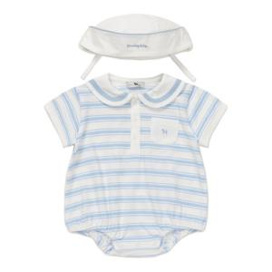 [블루독베이비] (BL)큐트마린퍼프 바디수트 (46313604100) 4631360410