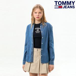 [타미힐피거데님] T32G0NSH02TWL1 여성 레귤러 데님 셔츠 T32G0NSH02TWL1