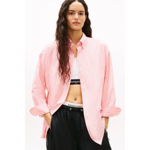 [타미힐피거데님] 타미진 여성 포플린 오버셔츠 T32G1WSH13TWT1 32G1WSH13TWT1