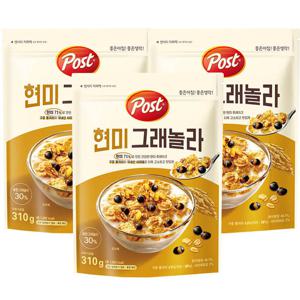 포스트 현미그래놀라 310g x 3개+사은품랜덤증정