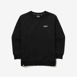 [휠라키즈] 에센셜 라운드 맨투맨 (FK2POG1101X_BLK)