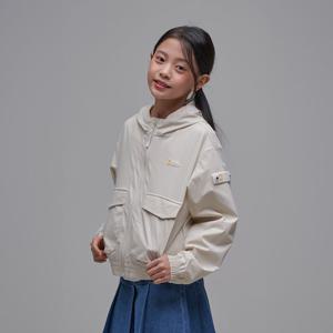 [내셔널지오그래픽 키즈] K241GJP920 여아 우븐 점퍼 IVORY