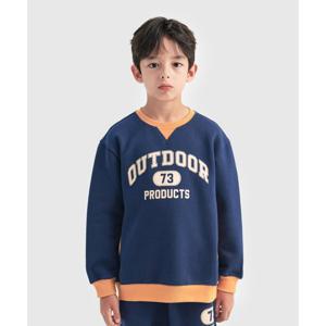 [본사][아웃도어프로덕츠키즈]바시티 컬러 블록 기모 맨투맨 (네이비) OD244IMM10_NVY