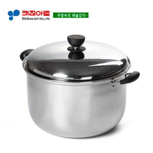 키친아트 지벤(SIEBEN) 삼중바닥곰통냄비28CM