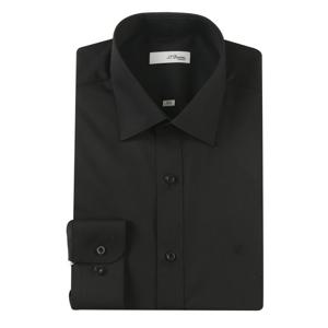 [에스티듀퐁(셔츠)]25SS구김없는 솔리드 블랙 슬림핏 와이셔츠룩 SE5SM21LS311SBK