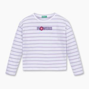 [베네통 키즈]베네통키즈 컬러스트라이프티셔츠 3FLQC10I1 LV