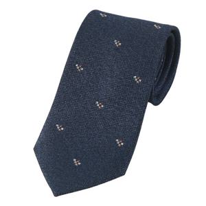 [에스티듀퐁(셔츠)]듀퐁넥타이 네이비 큐빅포인트 기본타이 TE5SM61KA006TNY