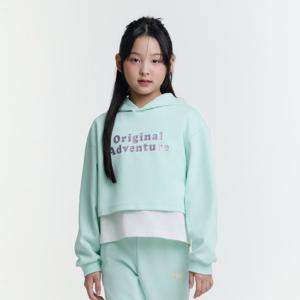 [내셔널지오그래픽키즈]K251GHD910 여아 크롭 후드 JADE