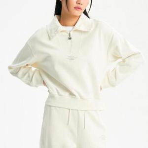 W  시그니처 세미크롭 반집업 맨투맨_NBNCE1W212-64