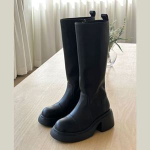 홀릭 HSM001 여자 롱부츠 천연소가죽 겨울 고급 부츠