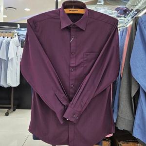 [레노마셔츠]일반핏 /긴소매/모달 필라필 스판 와이셔츠 ROFSGP9