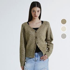 [버커루]여성 울코튼 브이넥 벌룬핏 가디건 B241KC500P
