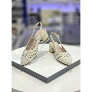 [무크]여성 펀칭 오픈토 슬링백 구두 516422902