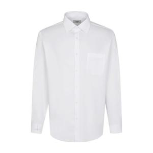 [레노마(셔츠)]카라커프스 자수포인트 구김없는 폴리스판셔츠 RPSSG1020WH