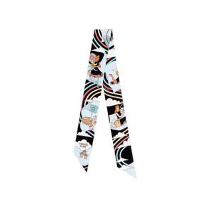 에르메스 까레 볼란트 트윌리 누아 씨엘 멀티꼴로르 H063849S03