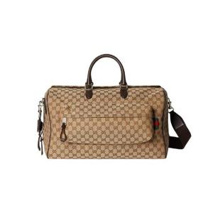 구찌 오리지널 미디엄 GG 캔버스 더플백 베이지 에보니 802095-FADUJ-9859