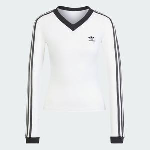 [아디다스오리지널]브이넥 긴팔 셔츠  화이트  JC8154