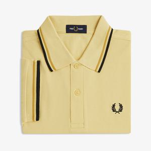 [공식][M3600] 트윈 팁 프레드페리 셔츠 - 챔피언스골드/허니콤/블랙