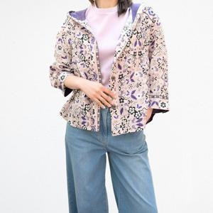 [비꼴리끄]린넨 후디 칠부 소매 셔츠자켓 B252PJ1020