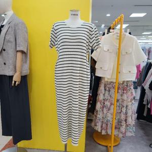 르피타 DP01 단가라 롱니트원피스 L252UOK601