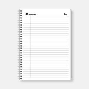 아트박스/아이비스 4000 7mm라인PP노트(B5)