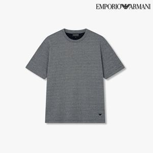 [엠포리오 아르마니]남성 투 톤 숏 슬리브 저지 티셔츠(A515326012)