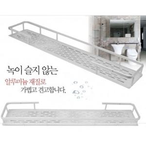 I40013A 바스 알루미늄 일자선반 욕실선반 40cm 60cm 알미늄 선반 수납장 욕실수납장 화장실선반 화장실수