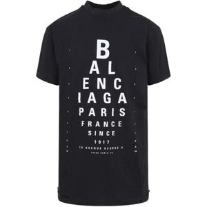 발렌시아가 반팔 티셔츠 811688TRVU69034 BLACK