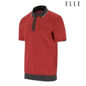 엘르골프 세이브존01 남성 투톤 블루종 폴로 티셔츠 6L35202 500