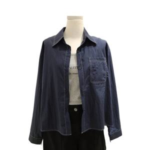 [비지트인뉴욕]배색 스티치 셔츠 나시 세트 VB9LS62